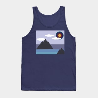 Geometric landscape Tank Top